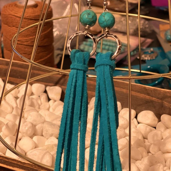 Boho western earrings - Picture 2 of 2